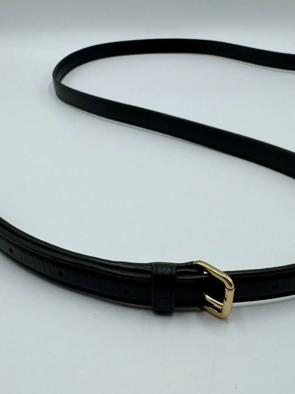 Coach Black & Gold Adjustable Handbag/Purse Strap